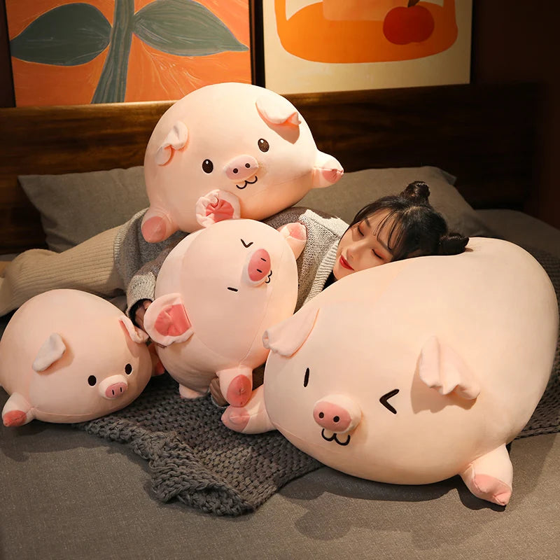 Hug Pink Fat Pig