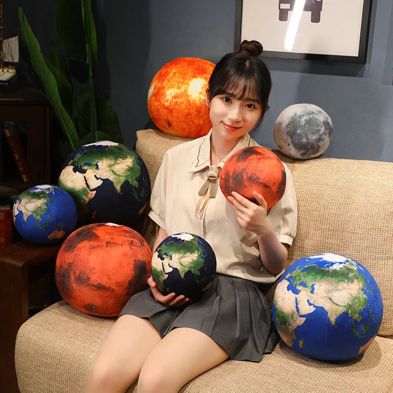 Hug Stuffed Planets in the Solar System