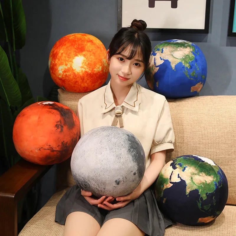 Hug Stuffed Planets in the Solar System